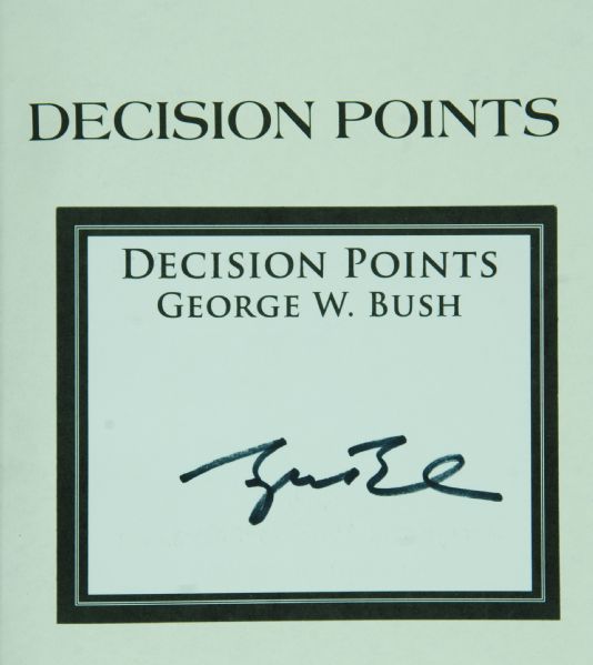 George W. Bush Signed Decision Points Book (PSA/DNA)