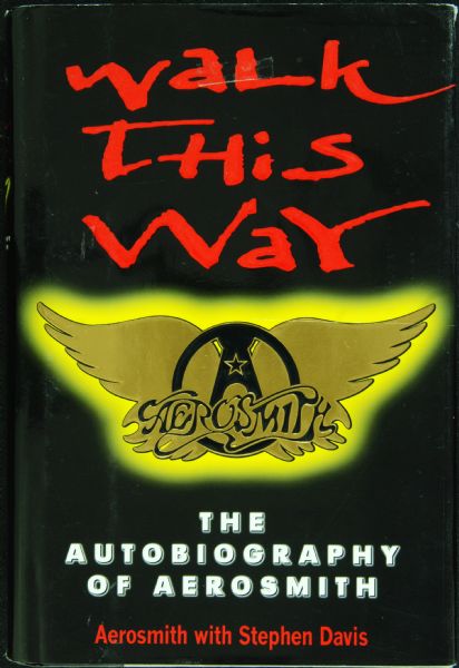 Aerosmith Group-Signed Walk This Way Book (4) (JSA)