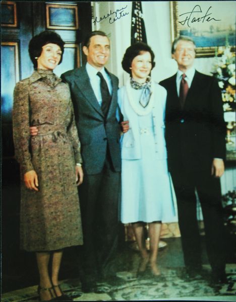 Jimmy Carter & Rosalynn Carter Signed 8x10 Photo (PSA/DNA)