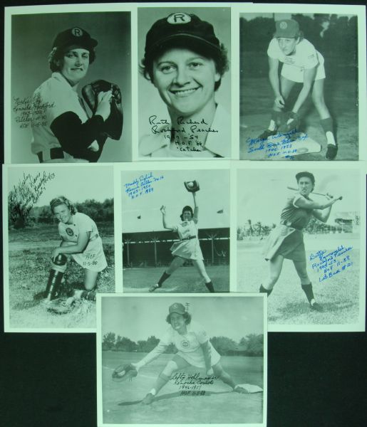 Women's HOF Baseball Signed 8x10 Photos (7)