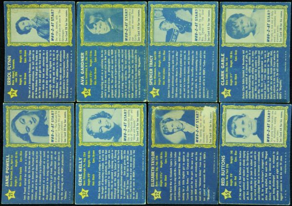1953 Topps Who-Z-At Star? Partial Set (58)