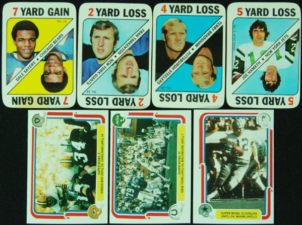 Large Grouping of Mostly 1970-90’s Topps, Fleer and Non-Mainstream Football Issues (1,400)