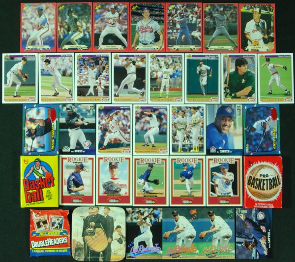 Massive Grouping of Mostly 1980’s and 1990’s Topps and Upper Deck Baseball and Basketball, With Many Non-Mainstream Issues (2,200)