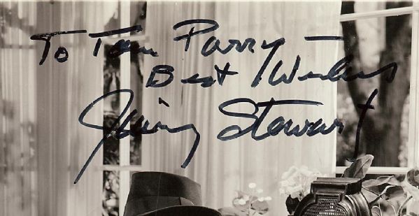 James Stewart Signed 8x10 The Philadelphia Story Photo (PSA/DNA)