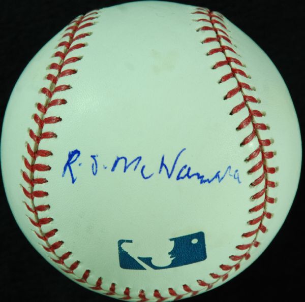 Robert S. McNamara (JFK Cabinet) Single-Signed OML Baseball (PSA/DNA)
