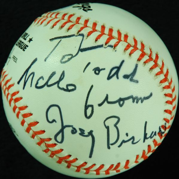 Joey Bishop (Rat Pack) Single-Signed OAL Baseball (PSA/DNA)