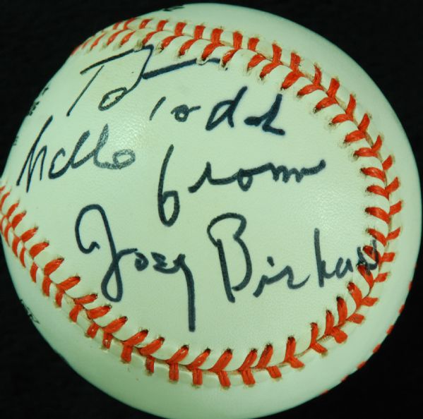 Joey Bishop (Rat Pack) Single-Signed OAL Baseball (PSA/DNA)