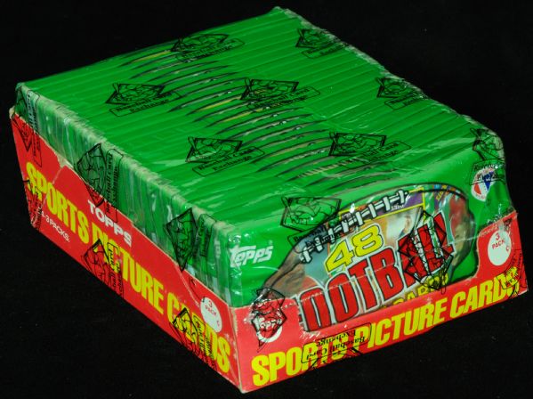 1986 Topps Football Grocery Rack Box (24) (BBCE)