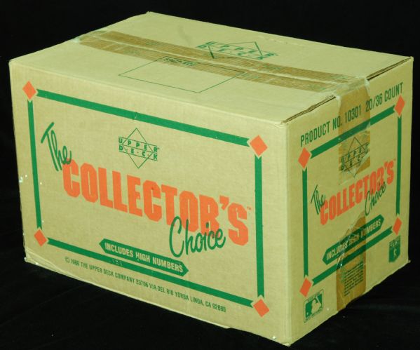 1989 Upper Deck Baseball High-Number Wax Box Sealed Case (20 boxes)
