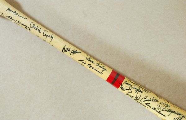 Boston Red Sox Multi-Signed Cooperstown Bat Co. Fenway Park Bat (81 Signatures, 17 HOFers) (PSA/DNA)