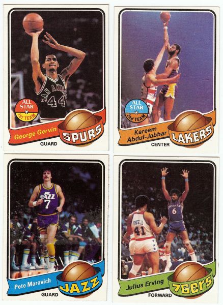 1979-80 Topps Basketball High-Grade Complete Set (132)