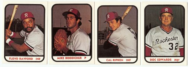 1981 TCMA Rochester Red Wings Set With Ripken (23)