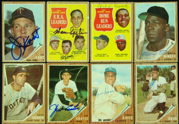 1962 Topps Baseball Signed Starter Set (279)