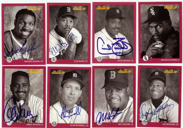 1991 Donruss Studio Baseball Signed Partial Set (148 Signatures)