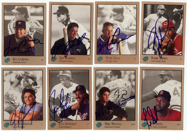 1992 Donruss Studio Baseball Signed Partial Set (39 Signatures)