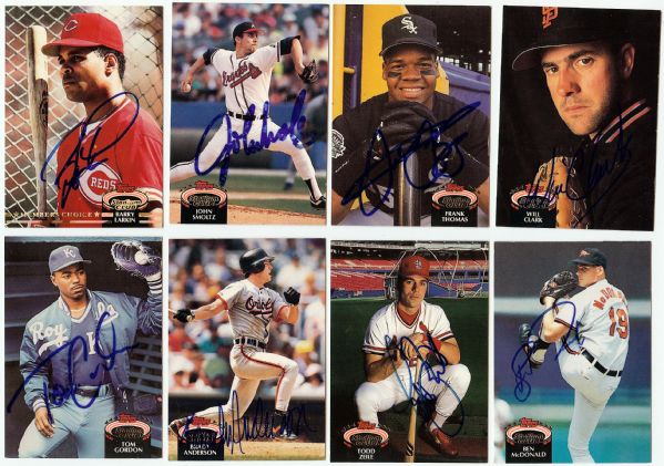 1991 Stadium Club Series 2 Baseball Signed Partial Set (47 Signatures)