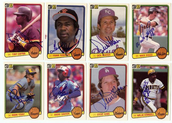 1983 Donruss Baseball Signed Near Set (636/653)