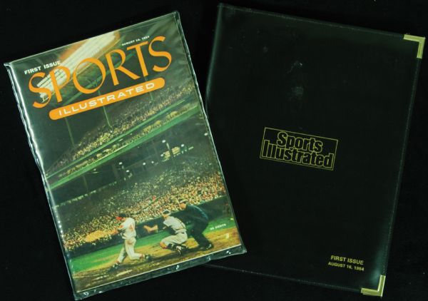 Sports Illustrated First Issue in Leather Presentation Folder