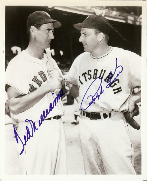 Ted Williams & Ralph Kiner Signed 8x10 Photo (PSA/DNA)