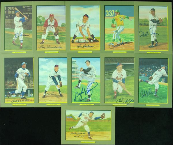 Signed Perez-Steele Great Moments Postcards Group (11)
