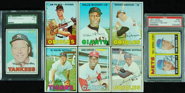 1967 Topps Baseball Complete Set (608)