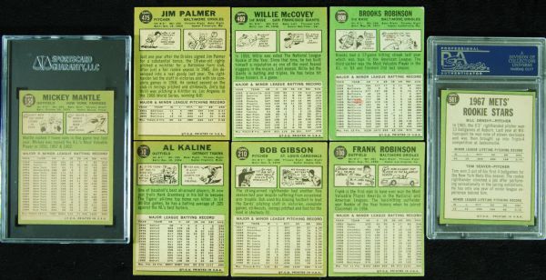 1967 Topps Baseball Complete Set (608)