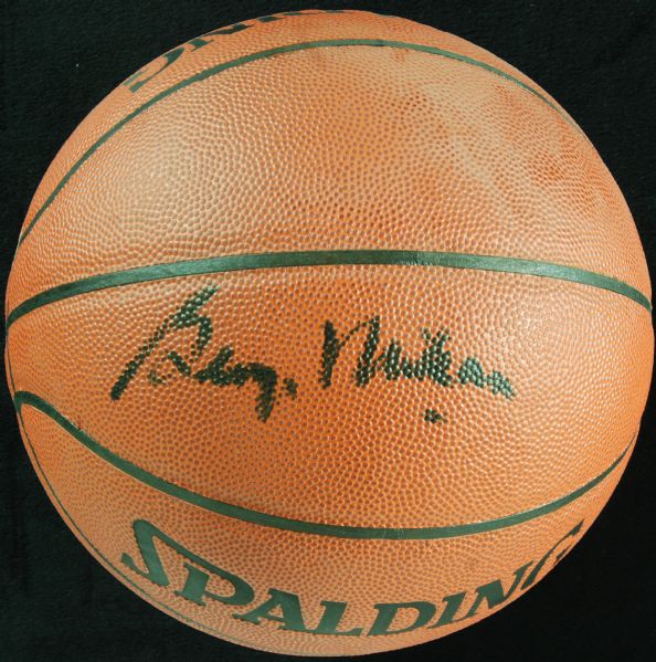 George Mikan Signed Spalding Basketball (PSA/DNA)