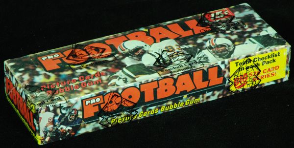 1974 Topps Football Unopened Wax Box (24) (BBCE)