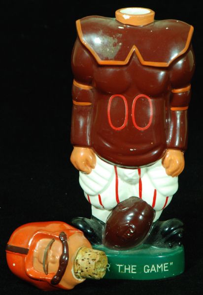 Unique 1960s Cleveland Browns 12 After the Game Decanter