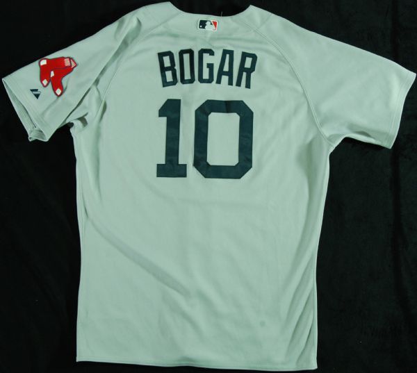 Tim Bogar 2010 Game-Worn Boston Red Sox Away Jersey (Steiner)