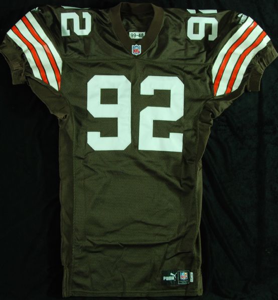 Courtney Brown 2000 Game-Worn, Signed Cleveland Browns Jersey (PSA/DNA)