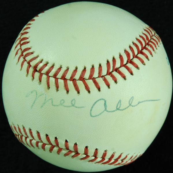 Mel Allen Single-Signed OAL Baseball (JSA)