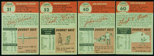 1953 Topps Baseball Grouping (81)
