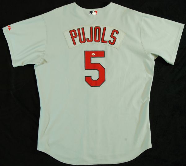 Albert Pujols 2005 Game-Used Cardinals Away Jersey (ASI)