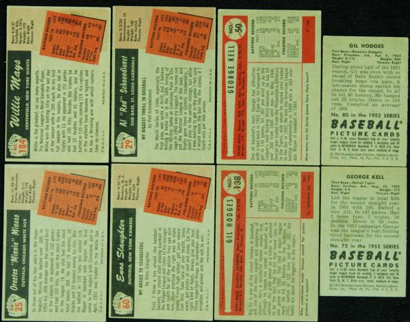 1950’s Bowman Baseball Lot With Hall of Famers (81)