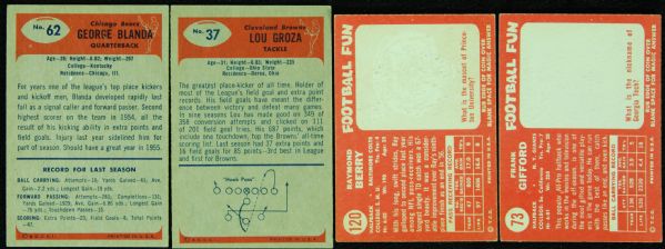 1950’s, 70’s and 80’s Topps and Bowman Football Immortals With Hall of Famers and Stars (44)