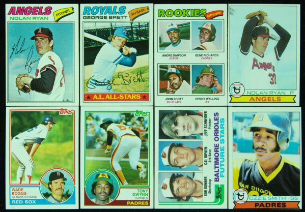 1976-87 Topps Baseball Complete Set Run (12)