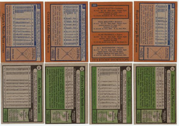 1978-79 Topps Baseball Complete Sets (2)