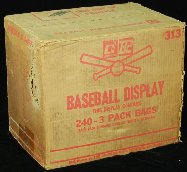 1982 Donruss Baseball Unopened Rack Case