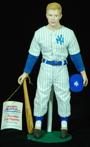 Mickey Mantle Porcelain Sports Impressions 14 Doll