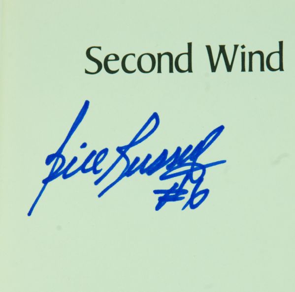 Bill Russell Signed Second Wind Book (PSA/DNA)