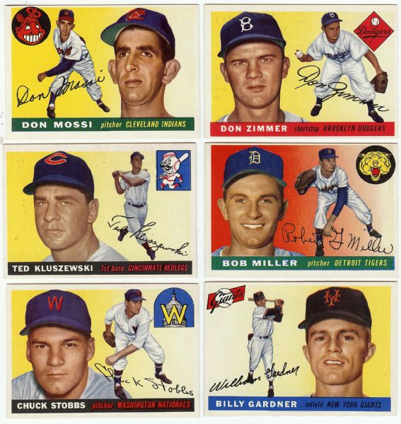 1955 Topps Baseball High-Grade Group (47)