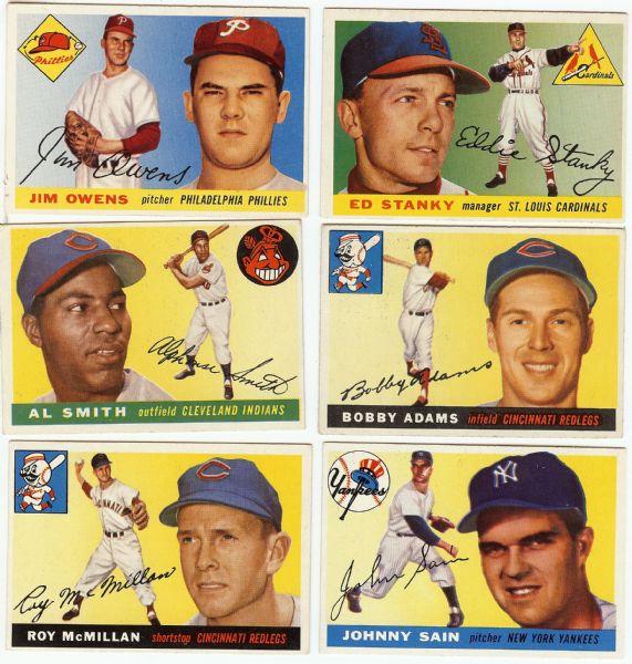 1955 Topps Baseball High-Number Group (13)