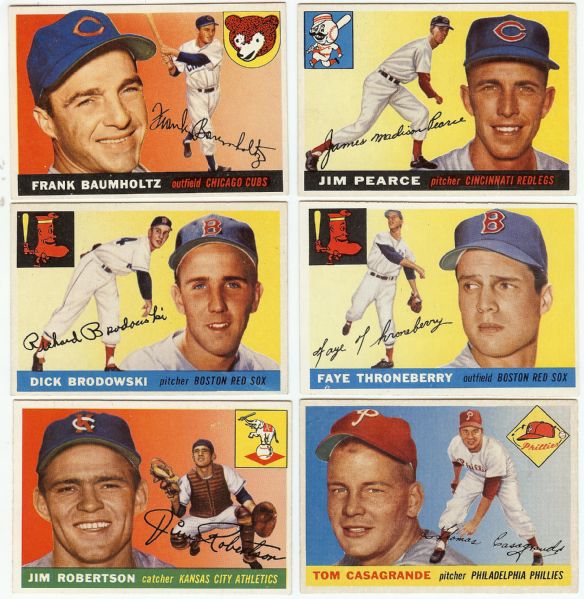 1955 Topps Baseball High-Number Group (13)