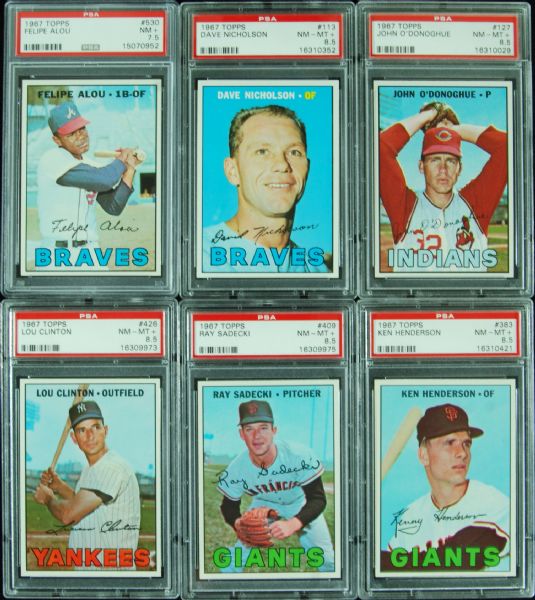 1967 Topps Baseball High-Grade Collection (39) with 24 PSA-Graded