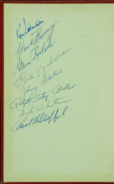 Multi-Signed 1950 Philadelphia Phillies The Whiz Kids Book (25)