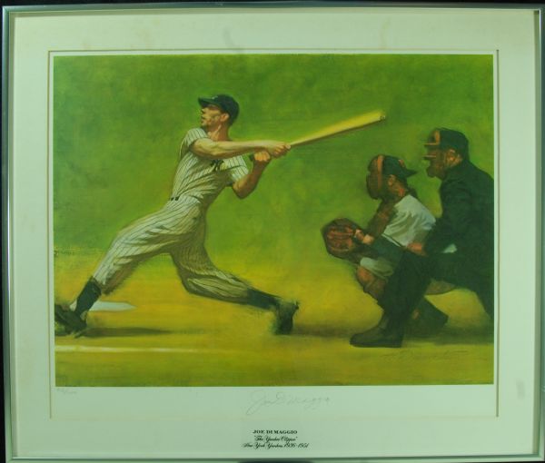 Joe DiMaggio Signed Yankee Clipper Sports Illustrated Living Legends Lithograph (912/1500) (PSA/DNA)