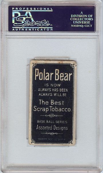 1909-11 T206 John Frill (Polar Bear Back) PSA 3 (No Name Miscut)