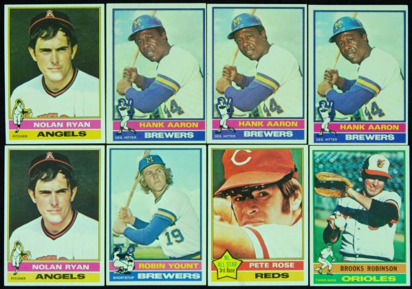 1976 Topps Baseball With HOFers (170)