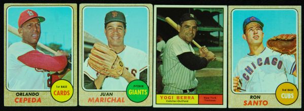 1960’s Topps Baseball Array With HOFers (188)